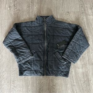 Faded Black Quilted Jacket (Free People Dupe)